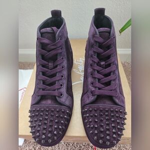 Christian Louboutin LOU SPIKES ORLATO Purple